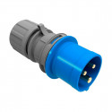 Socket plug EDM CETAC Sinine IP44 16 A Antenn
