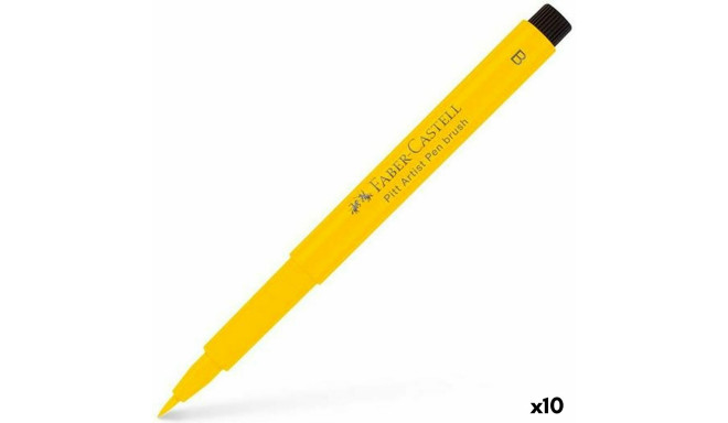 Felt-tip pens Faber-Castell Pitt Artist Cadmium Yellow (10 Units)