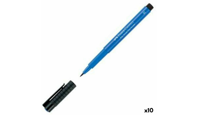 Felt-tip pens Faber-Castell Pitt Artist Cobalt blue (10 Pieces) (10 Units)