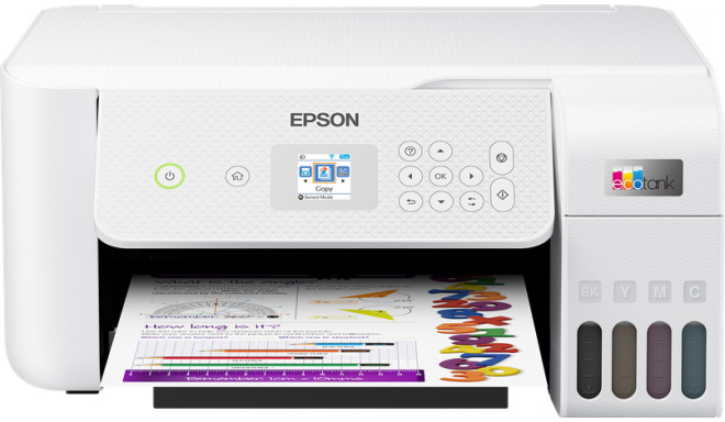 Epson all-in-one inkprinter EcoTank L3266, white