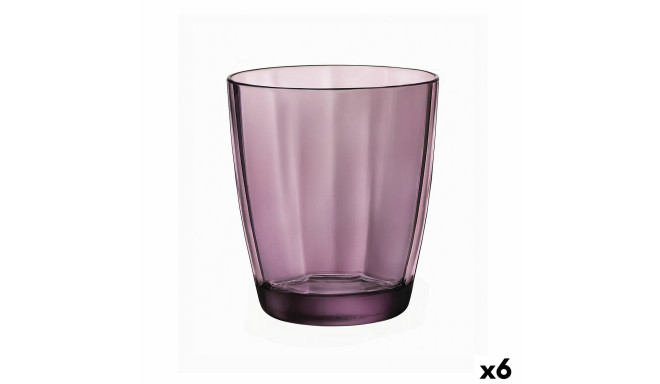 Glass Bormioli Rocco Pulsar Purple Glass 390 ml (6 Units) (Pack 6x)