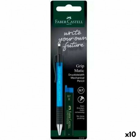 Pliiatsisüsi Hoidja Faber-Castell Grip  Matic Sinine 0,7 mm (10 Ühikut)