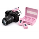Boya wireless microphone BY-XM6-K2P + charging case, pink