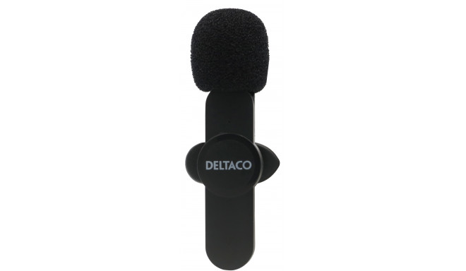 Deltaco Wireless Vlogging Microphone USB-C/Lightning (VLOG-100)
