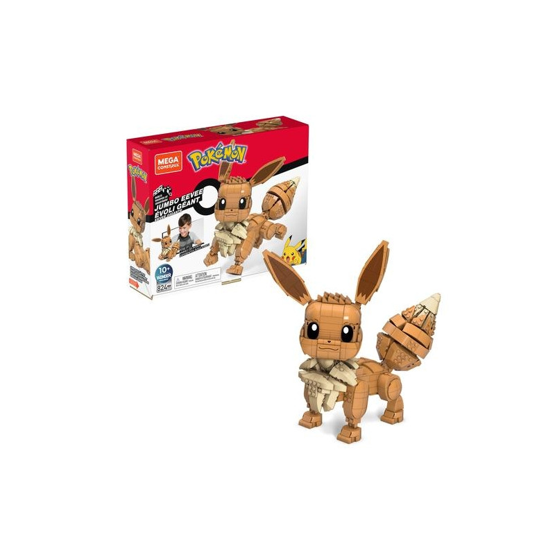 Mega Construx Pokémon: JUMBO EEVEE - Merch a doplnky | iHRYsko