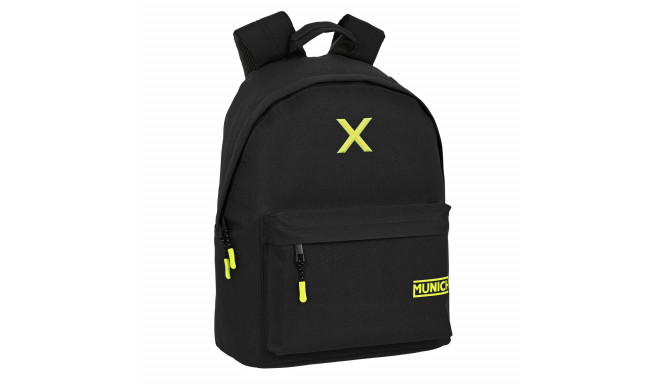 Laptop Backpack Munich  munich basicos  31 x 41 x 16 cm Black