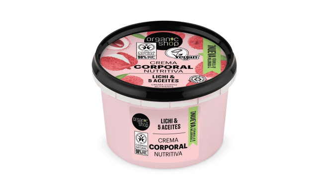 ORGANIC SHOP LICHI ROSA CREMA CORPORAL NUTRITIVA 250ML