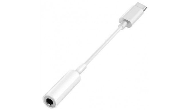 Adapter USB-C - 3.5mm Mini Jack, white