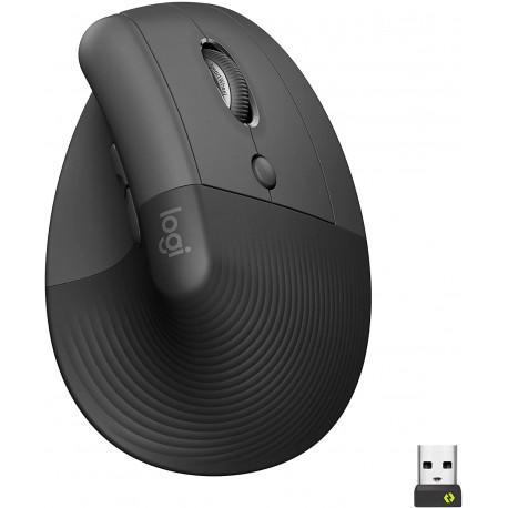 Lift (graphit/schwarz, für Rechtshänder, Logi Bolt, Bluetooth, Windows/macOS/iPadOS)