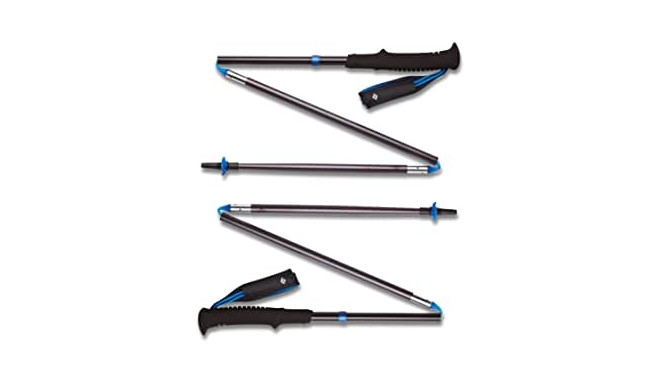 Black Diamond Distance Z trekking poles, fitness equipment, grey