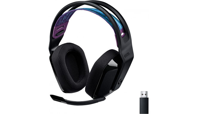 Logitech G535 LIGHTSPEED, gaming headset (black)