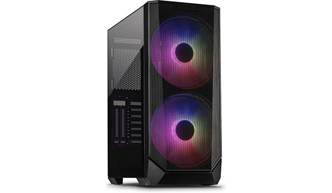 Inter-Tech IT-3503 Airstream, tower case (black, tempered glass)