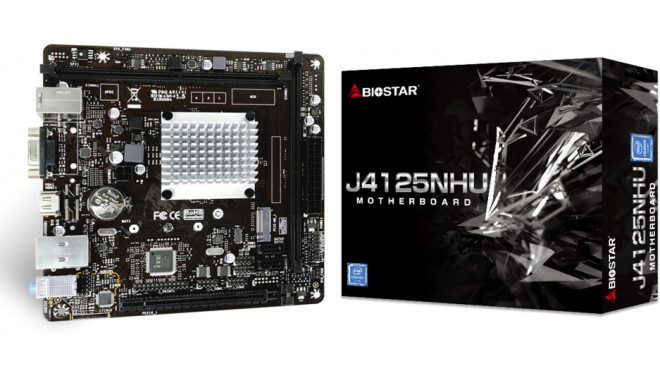 Biostar J4125NHU, motherboard