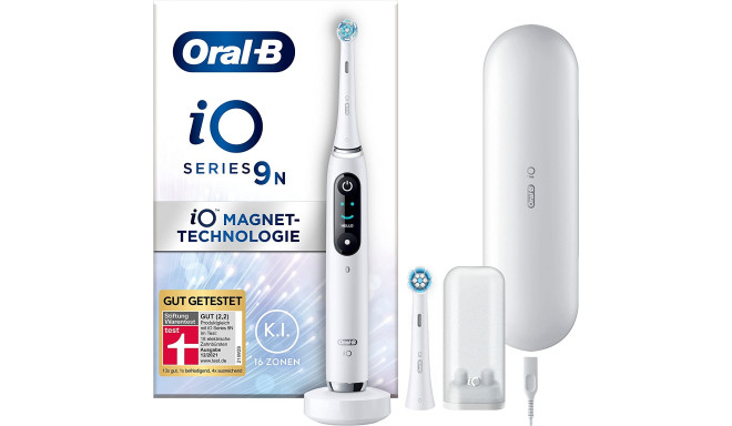 Braun Oral-B iO Series 9N, electric toothbrush (white, White Alabaster)