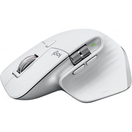 MX Master 3S für Mac (hellgrau, 7 Tasten, Bluetooth, optimiert für das Apple-Ökosystem)
