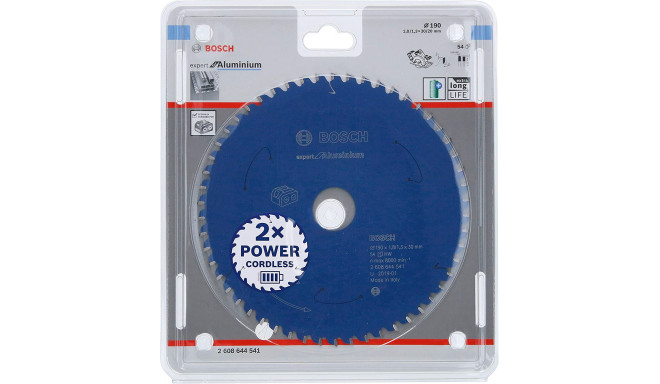 Bosch circular saw blade Expert for Aluminum, 190mm