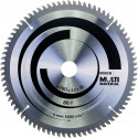 Bosch circular saw blade multi material, O 260mm, 80Z