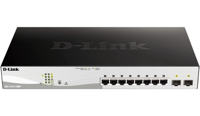 D-Link D-Link DGS-1210-10MP/E PoE/GE/GE/SMA/08, Switch