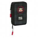 School Case with Accessories Paul Frank Campers Black (12.5 x 19.5 x 4 cm) (28 pcs)