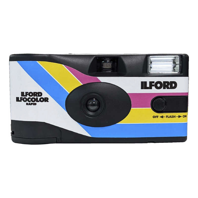 Ilford ühekordne kaamera Ilfocolor Rapid Retro 400/27, valge