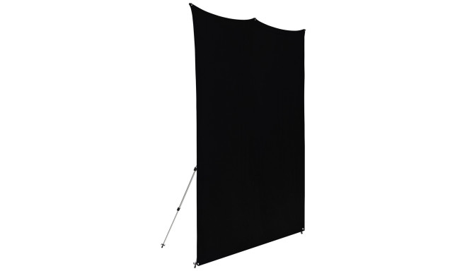 Westcott X Drop Pro Kreukbestendige Achtergrond Kit Rich Black (8' x 8')