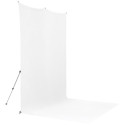 Westcott X Drop Pro Kreukbestendige Achtergrond Kit   High Key White Sweep (8' x 13')