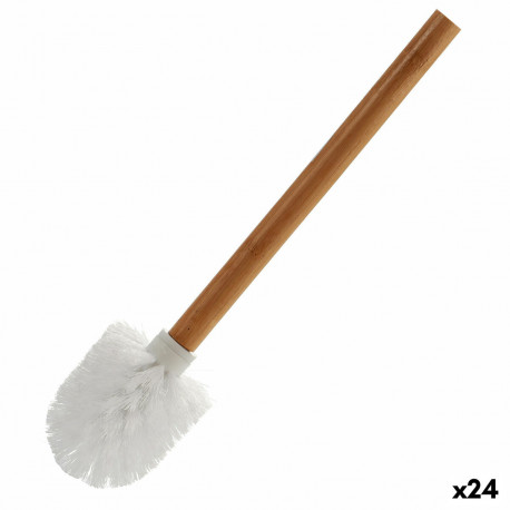 Tualetihari Berilo 22098 Valge Pruun Bambus 8 x 35,5 x 8 cm (24 Ühikut)