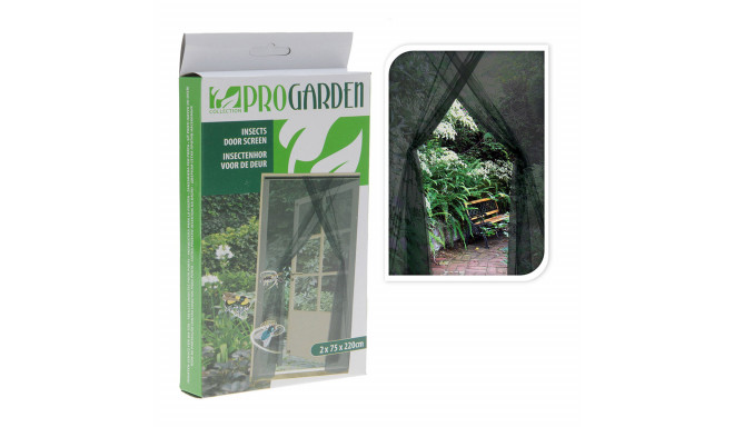 Sääsekardin Progarden Uksed 2 Tükid, osad Klaaskiud Must (2 x 75 x 220 cm)