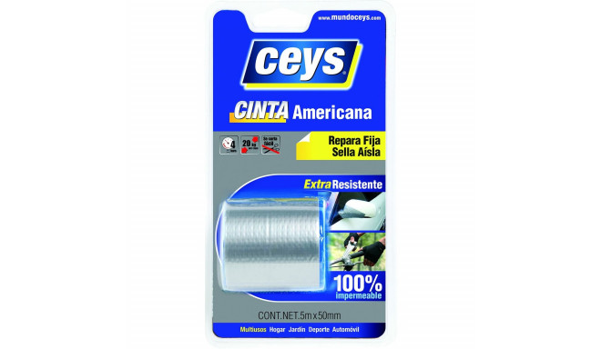 Kleeplint Ceys Hõbedane (5 m x 50 mm)