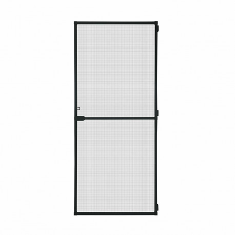 Sääsekardin Schellenberg Uksed Raamiga Klaaskiud Must Alumiinium (100 x 210 cm)