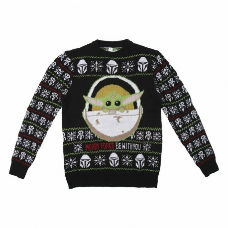 Unisex Jumper The Mandalorian Black - S