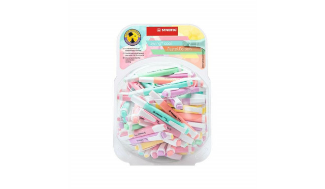 Fluorescent Marker Set Stabilo Swing Cool 100 Pieces