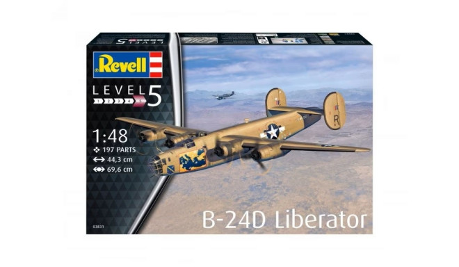 Plastic model Plane B-24D Liberator 1/48