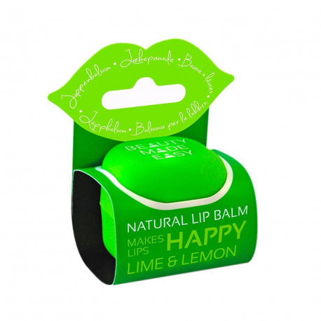 BEAUTY MADE EASY NATURAL BALSAMO LABIAL LIME & LEMON 1UN