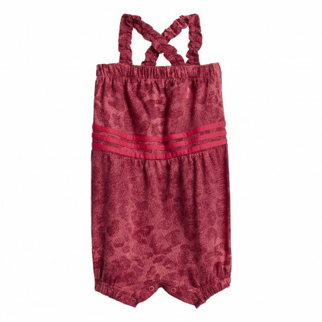 Kids Jumpsuit Adidas Favorites Meitene Sarkans - 3-6 mēneši