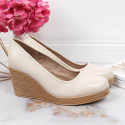 Pumps on the wedge Filippo W PAW339C beige (40)