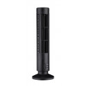 Tornventilaator AG389E USB 2,5W, must