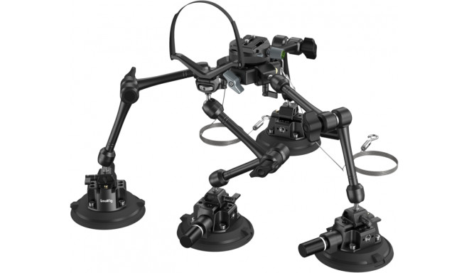 SmallRig 3565 All-in-One 4-Arm Suction Cup Camera Mount Kit for Vehicle Shooting SC-15K