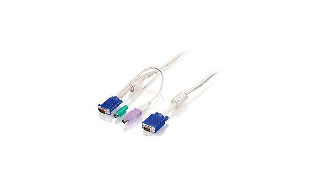 LevelOne KVM 1 to 3 Combo Kabel 5m+++