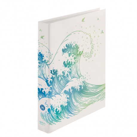 Herlitz rõngaskaaned A4 25 mm GREENline Wave