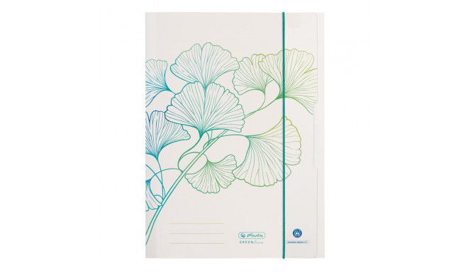 Herlitz kummiga kaaned A4 GREENline Ginkgo