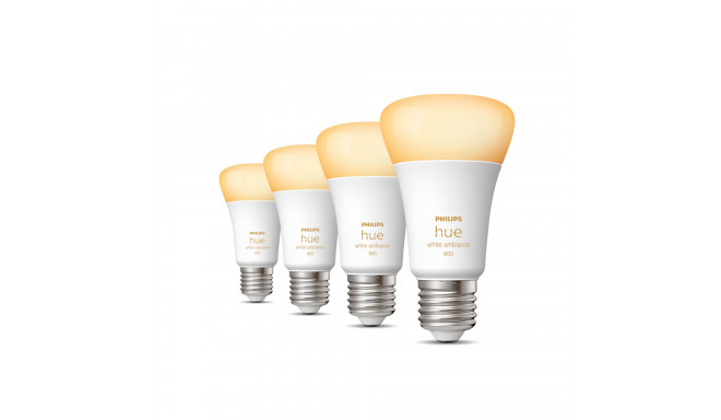 Philips Hue E27 9W WA BT 4-pakk