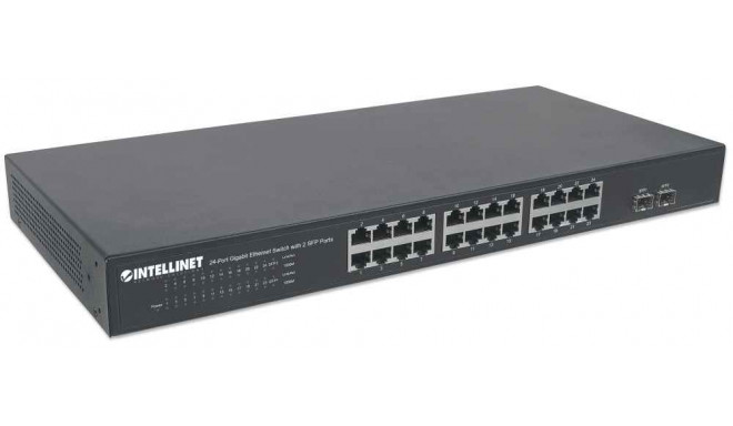 Intellinet 561044 Switch 24p Gigabit + 2x SFP