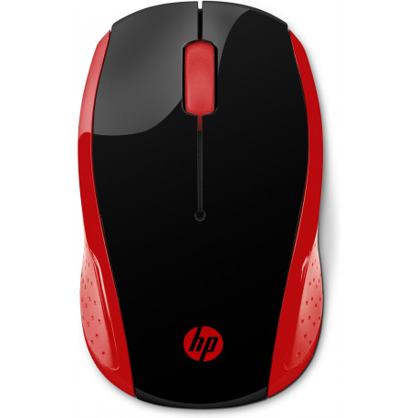 Myszka HP 200 bezprzewodowa czerwona