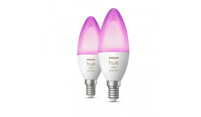 Philips Hue E14 5,3W RGBW świeczka 2-pak