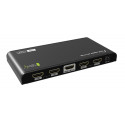 Techly 104844 Rozdzielacz Splitter HDMI 2.0 1x4 4K 60Hz HDR EDID