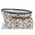 Laundry basket DKD Home Decor Blue Polyester (30 x 30 x 40 cm)