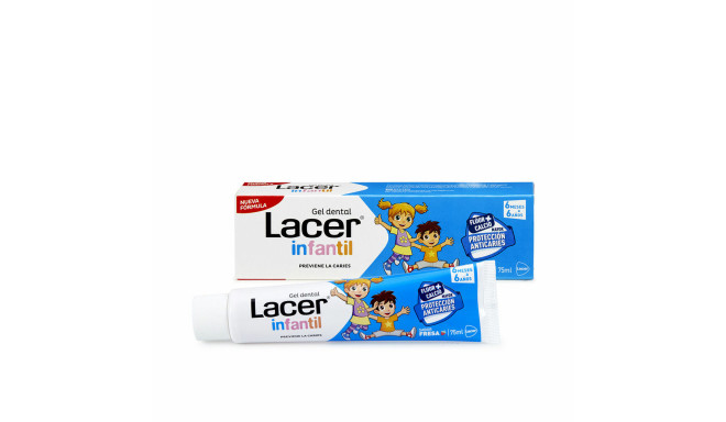 Toothpaste Lacer Children's Strawberry (75 ml)