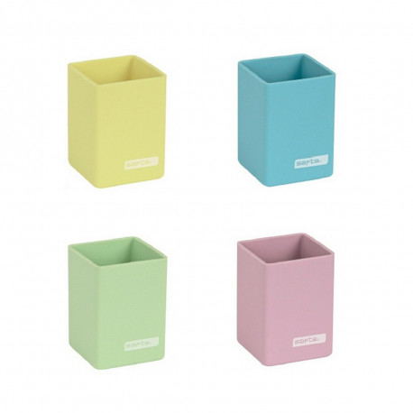 Set Safta Multicolour Pencil Case Silicone (8 Pieces)