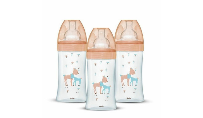 Set of baby's bottles Dodie 3 uds